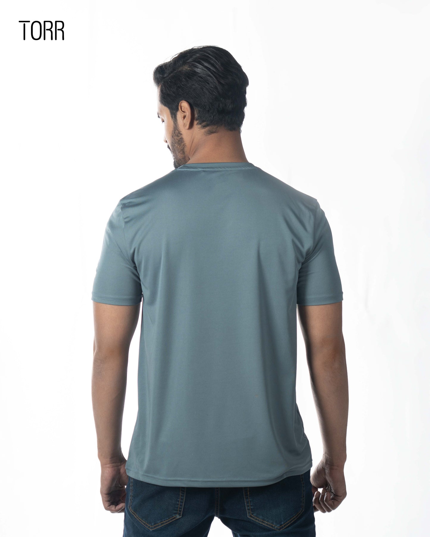 Men's Activewear T-shirt | Silver Blue