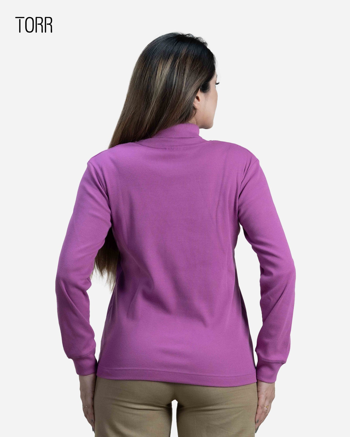 Women's Turtle Neck | Fuchsia