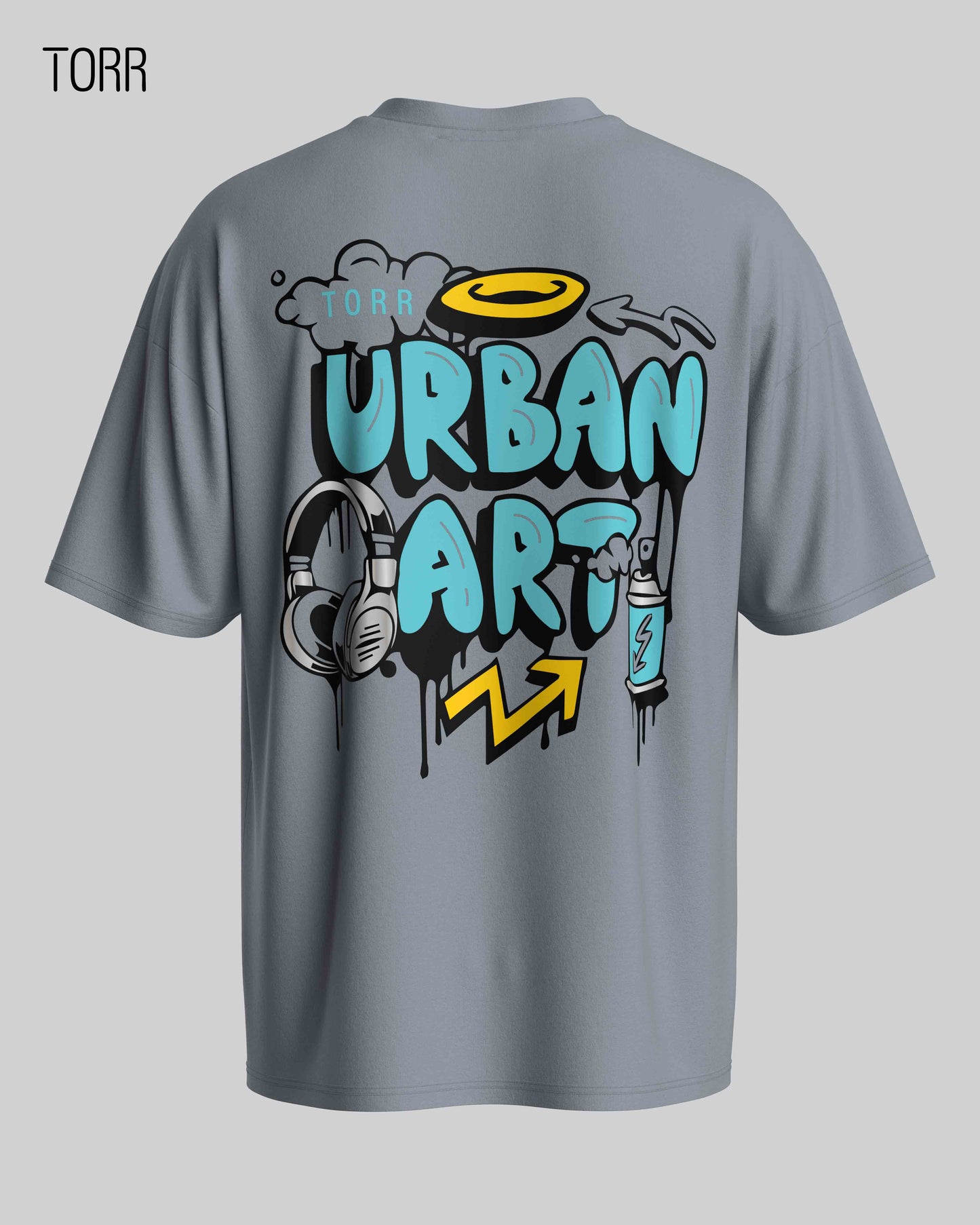 Drop Shoulder T-shirt | Ultimate Grey
