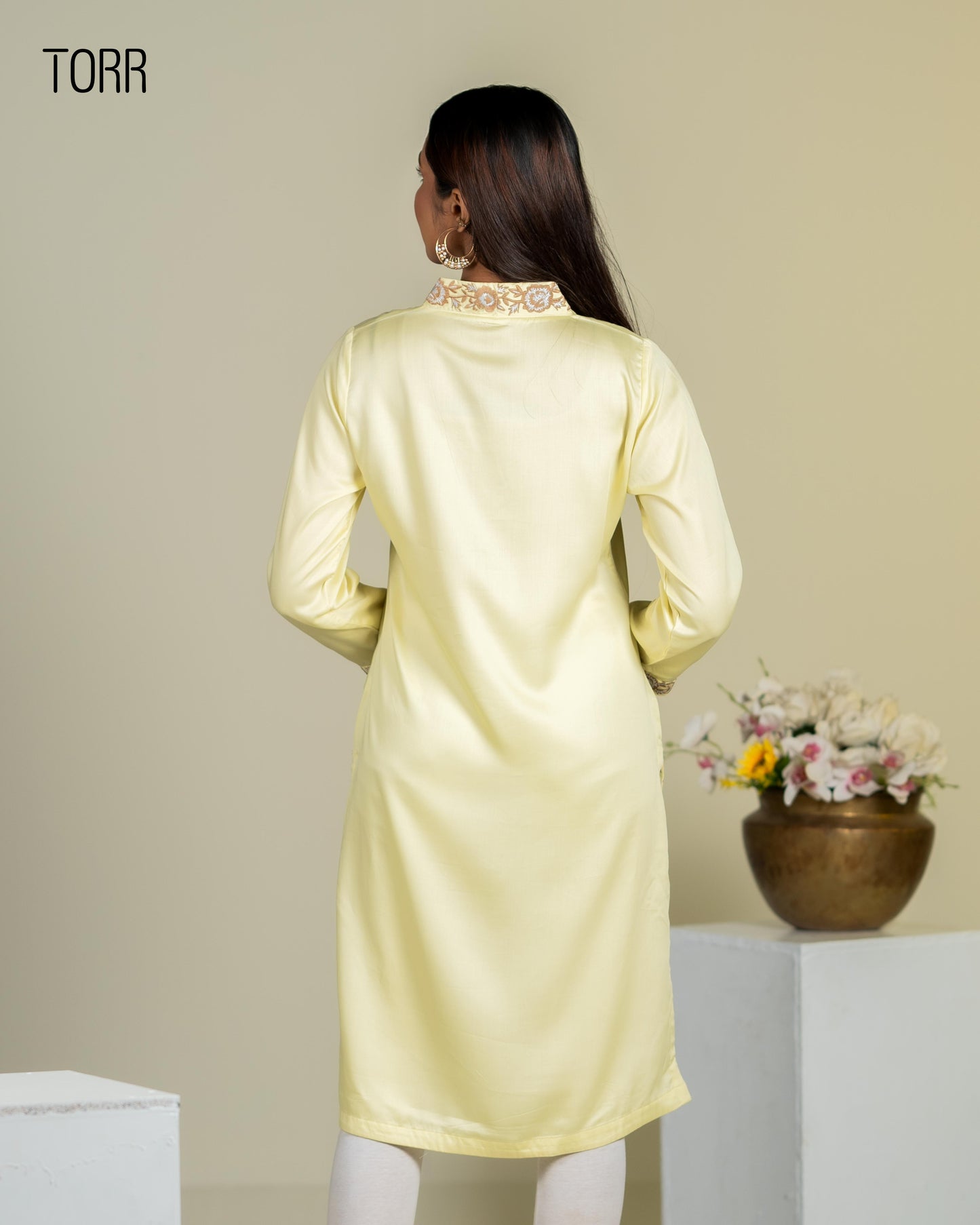 Ethnic Wear (01 Piece Kurti) | Pale Lime