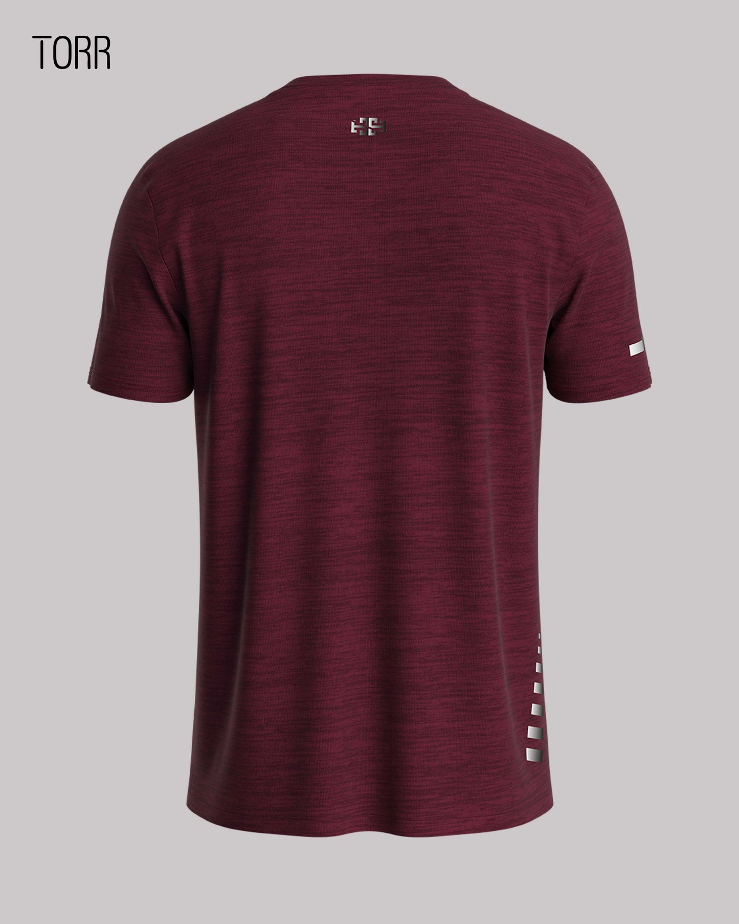 Men's T-shirt | DK. Red Milange