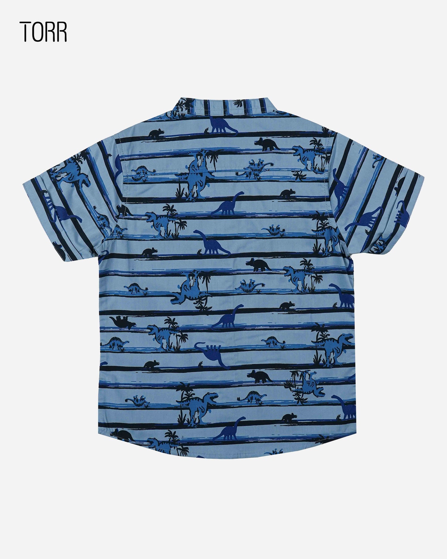 Boys Shirt | Dinosaur Stripe
