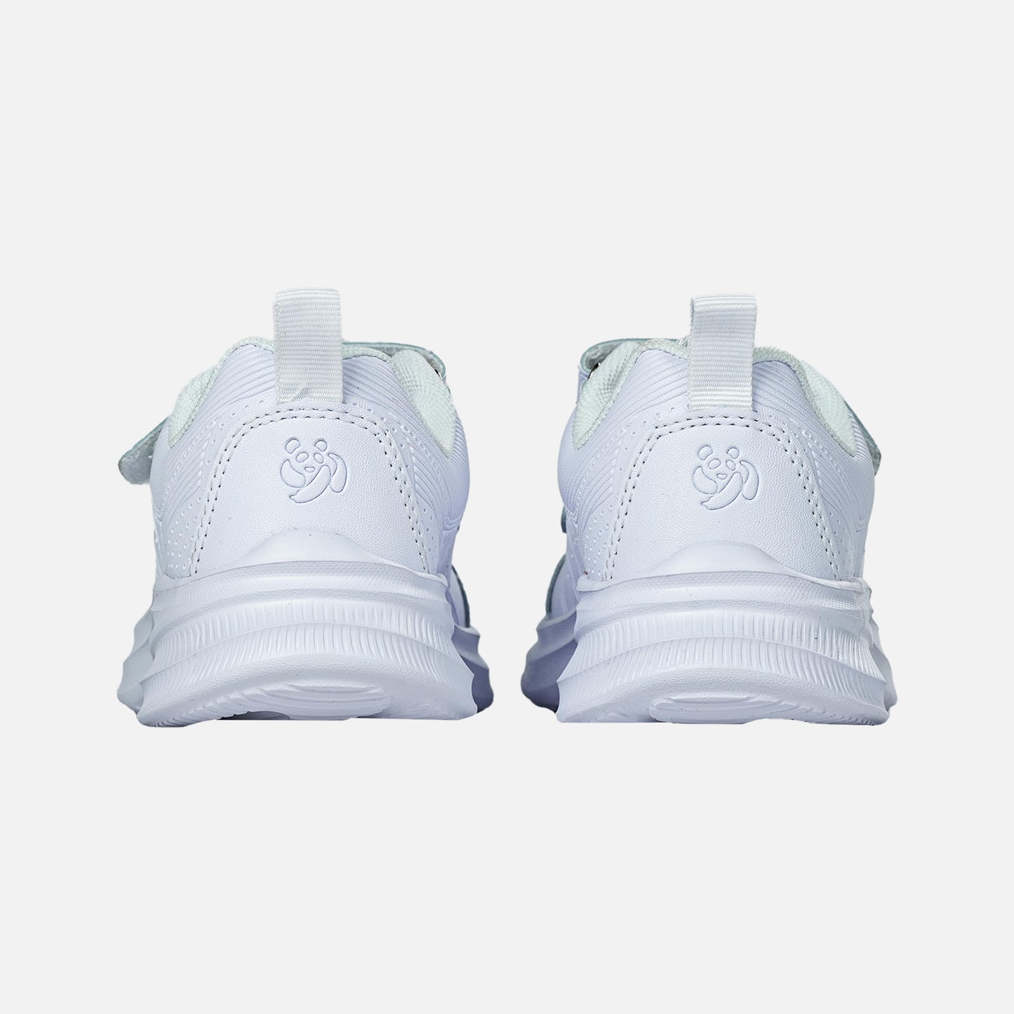 Panda Kids School Shoe | White