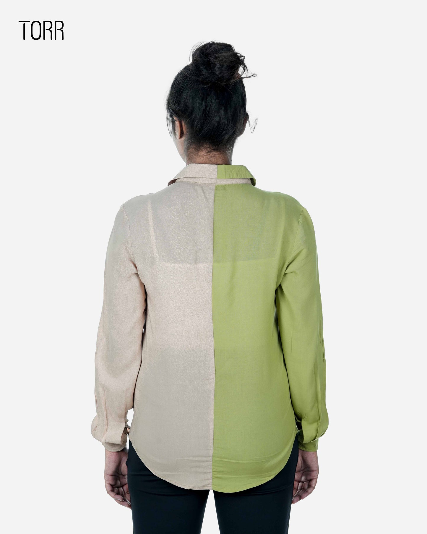 Women's Shirt | Beige/Green