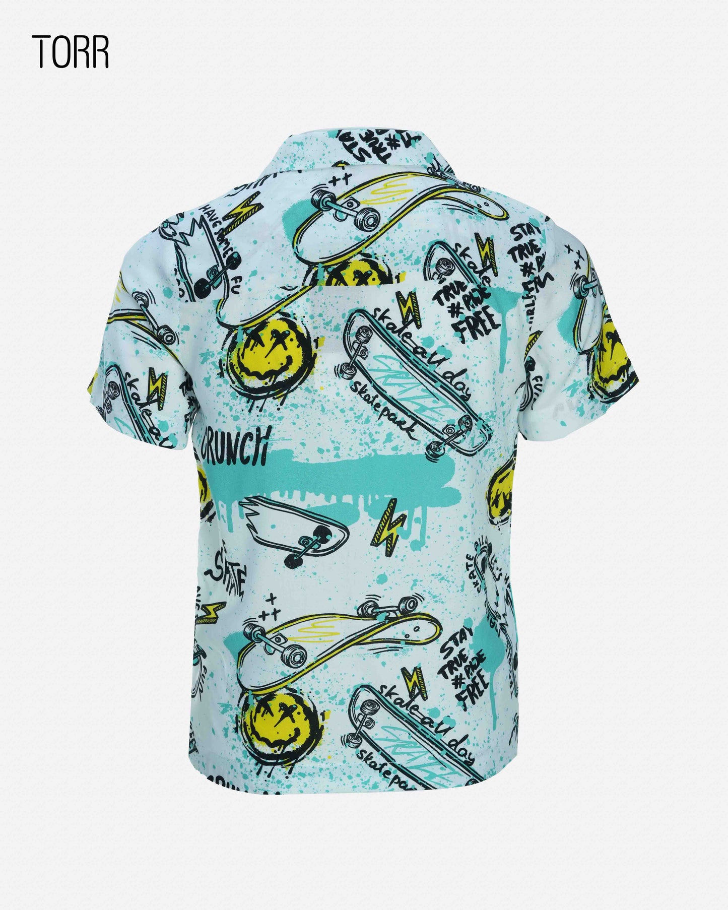 Boys Shirt | White Aop