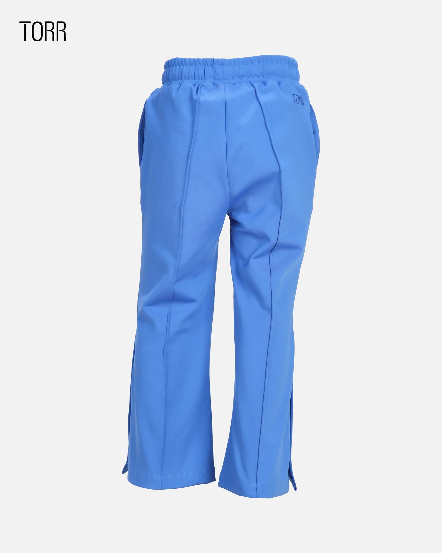 Girl's Trouser | Light Blue-White