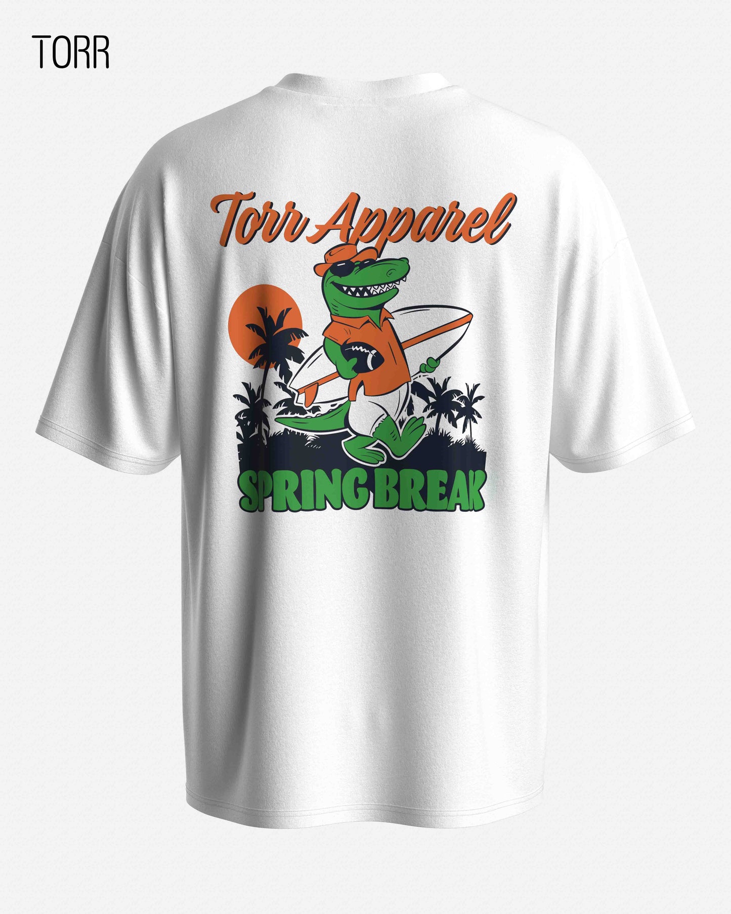 Drop Shoulder T-shirt | White
