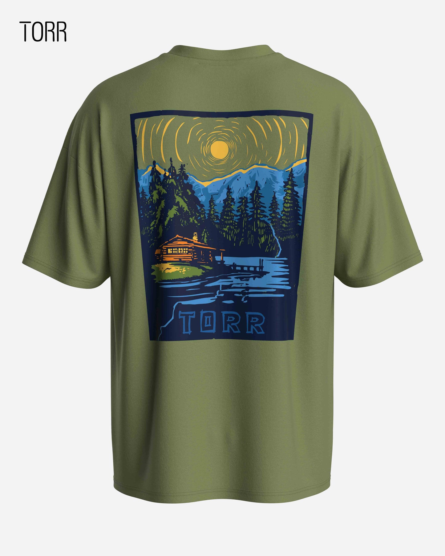 Drop Shoulder T-shirt | Pista