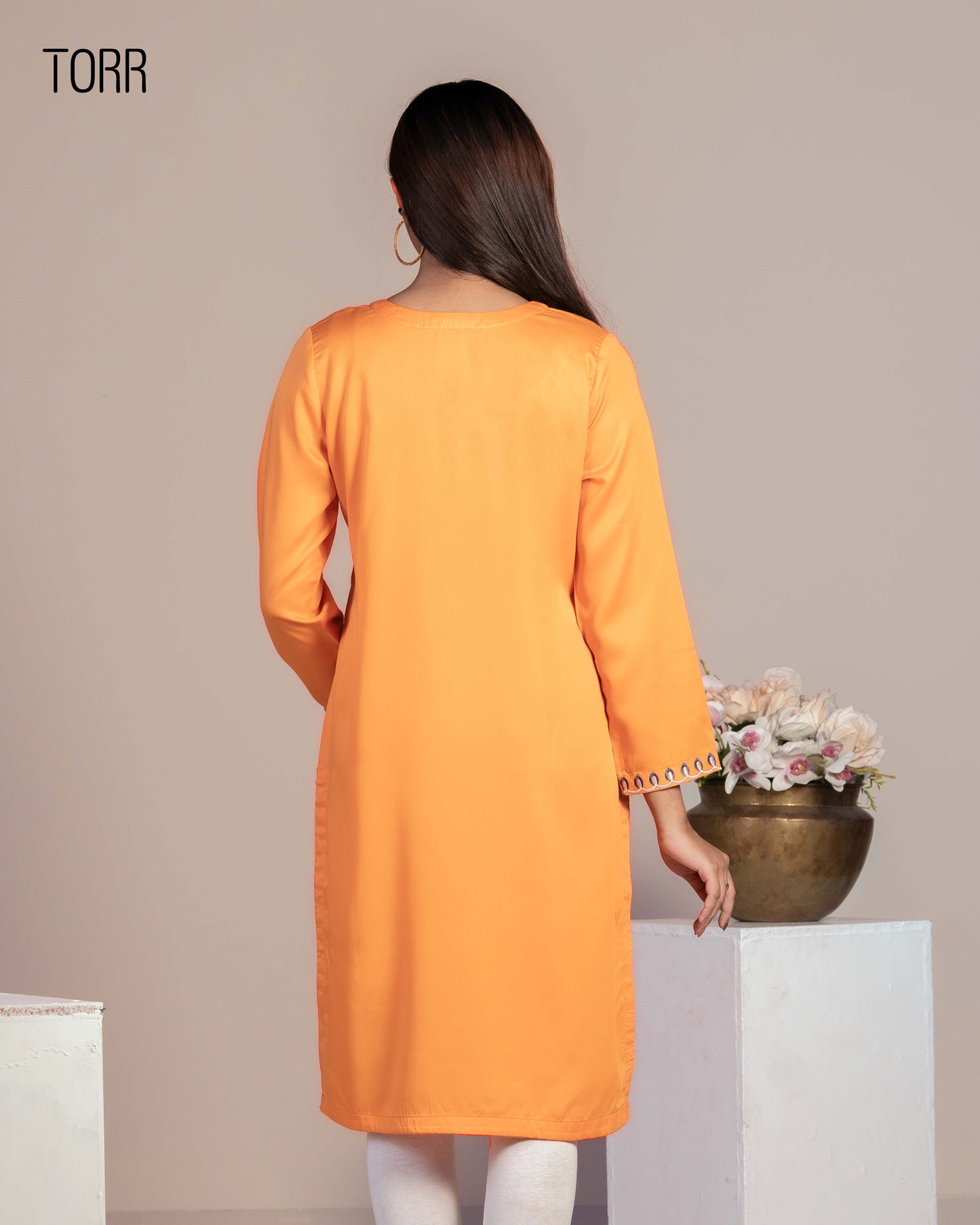 Ethnic Wear (01 Piece Kurti) | Tangerine