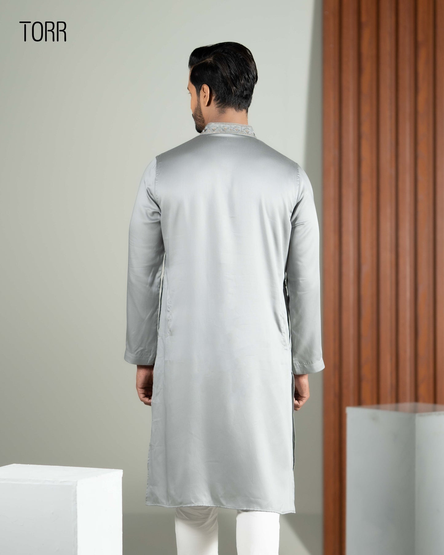 Men's Panjabi | Silver