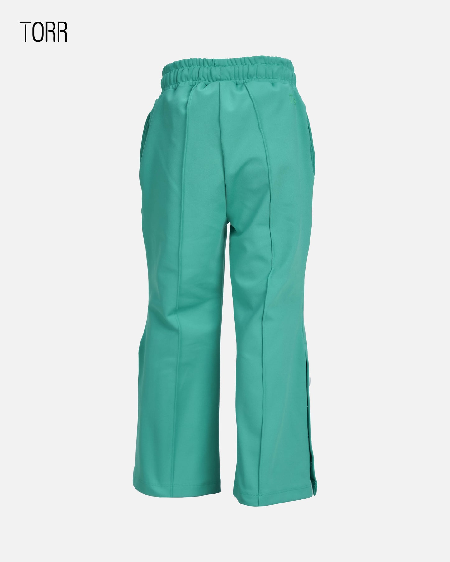 Girl's Trouser | Light Green-White