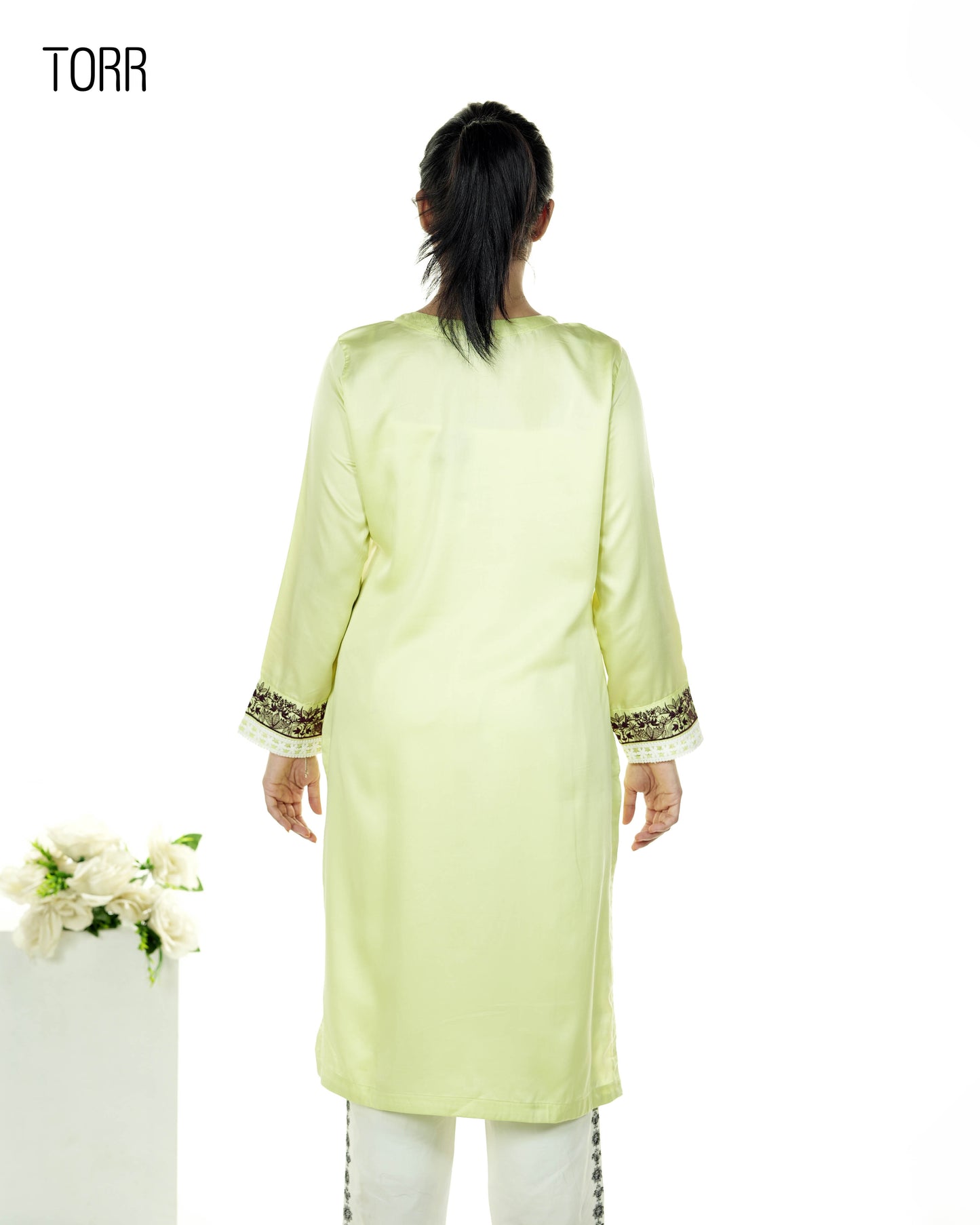 Ethnic Wear (01 Piece Kurti) | Pale Lime