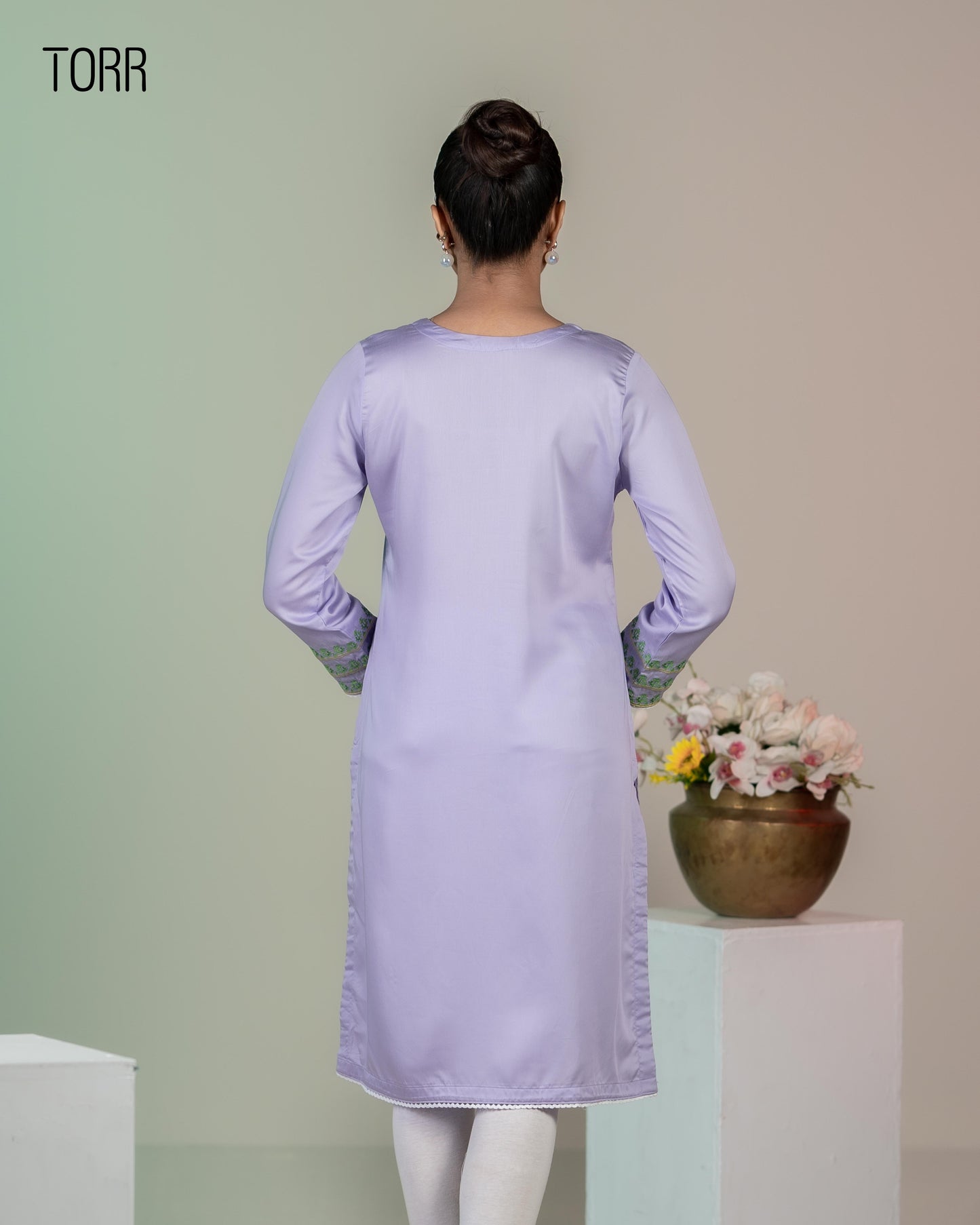 Ethnic Wear (01 Piece Kurti) | Lavender