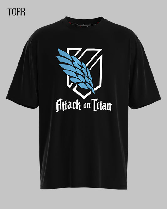 Drop Shoulder T-shirt | Black