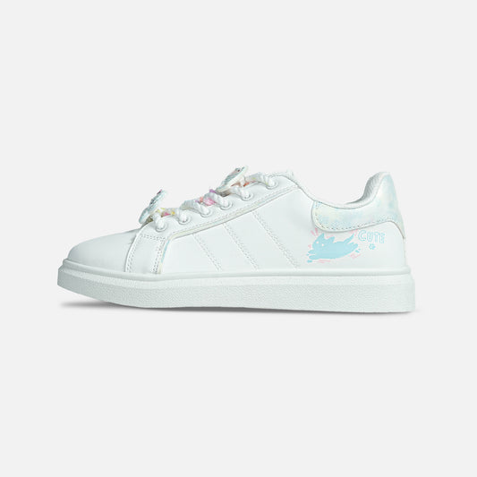 Panda Women’s Casual Sneaker | White Blue