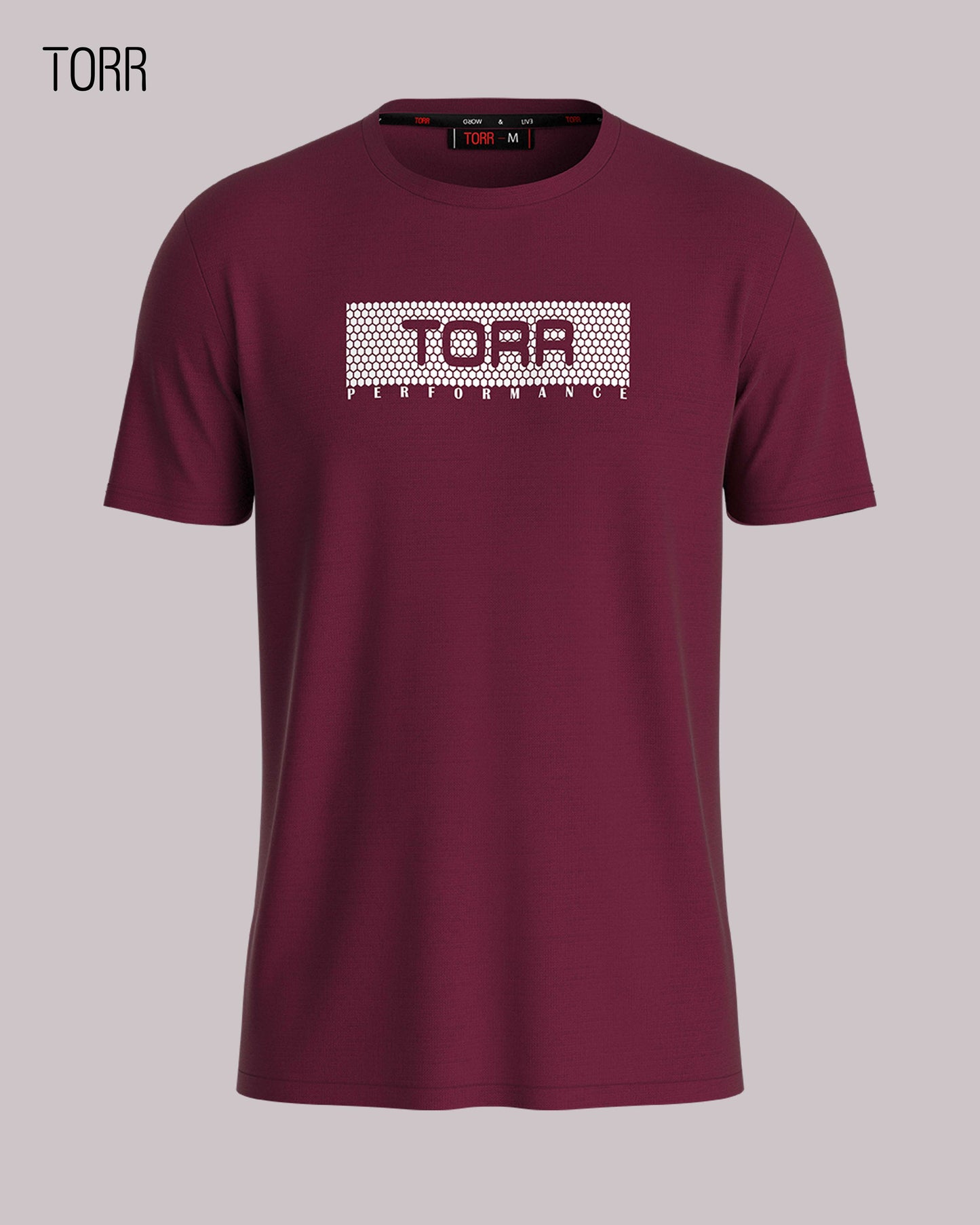 Men's Activewear T-shirt | Maroon
