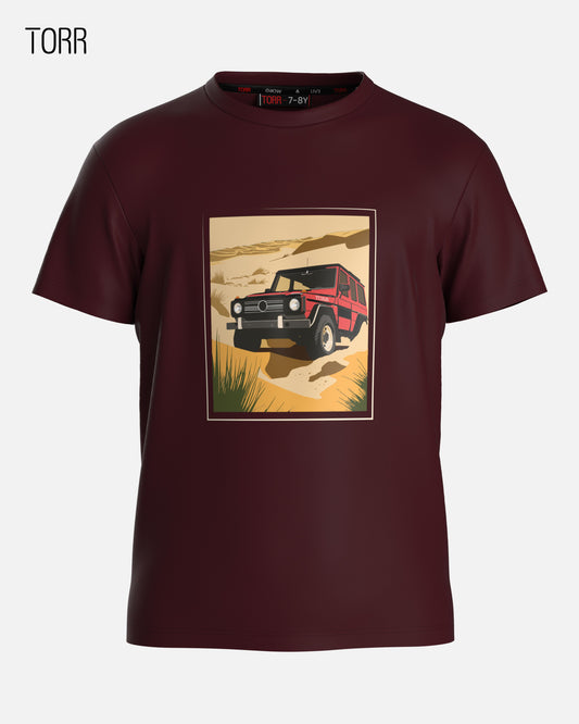 Girl's T-shirt  | Tawny Port