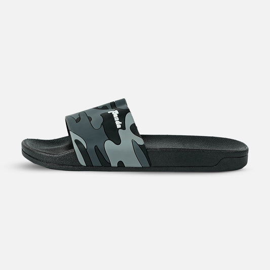 Panda Men's Slide Sandal | Black Grey