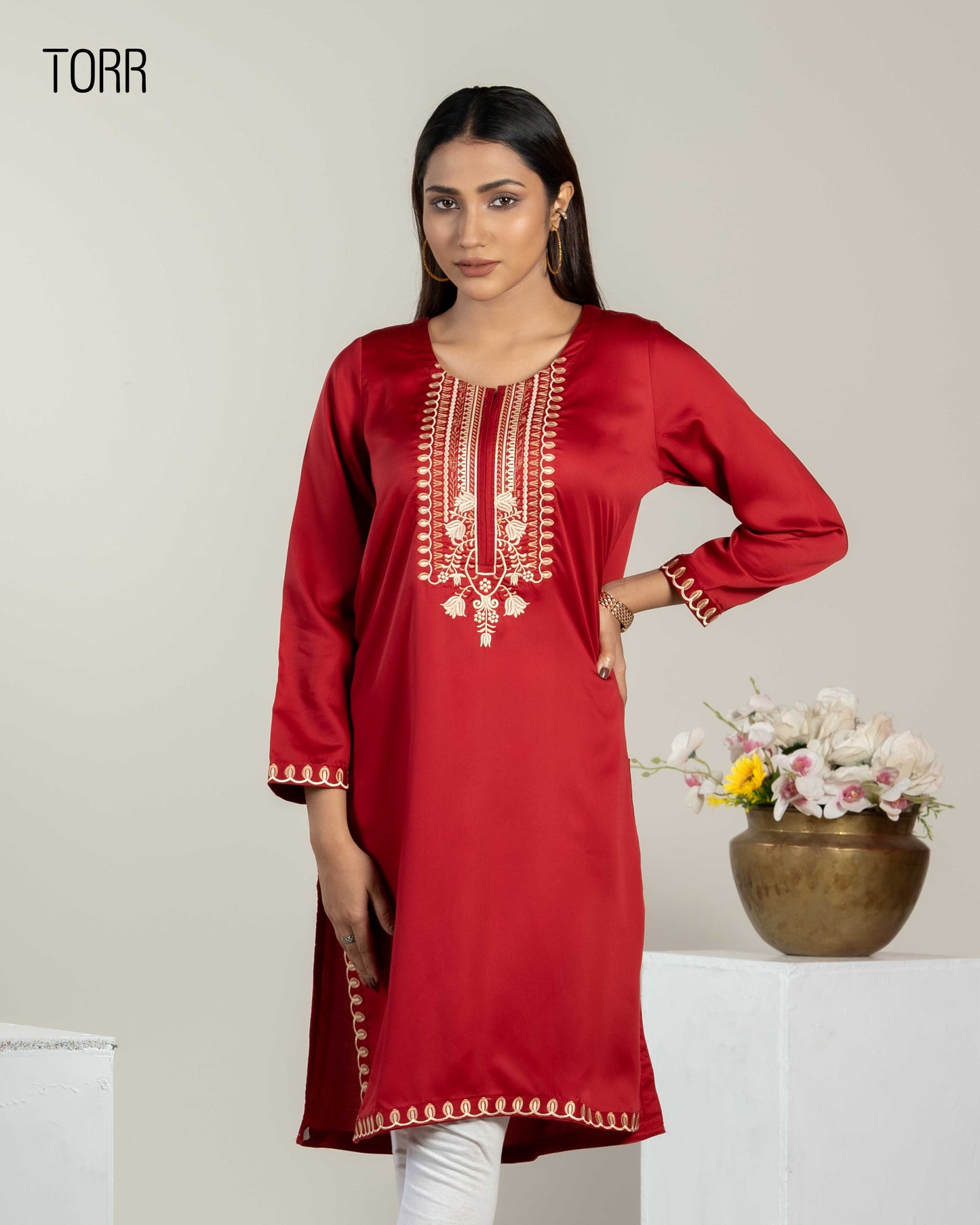 Ethnic Wear (01 Piece Kurti) | Rio Red
