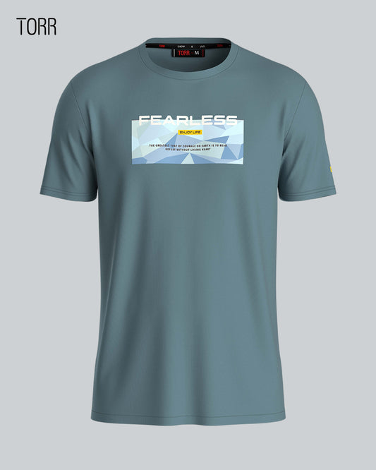 Men's Activewear T-shirt | Silver Blue