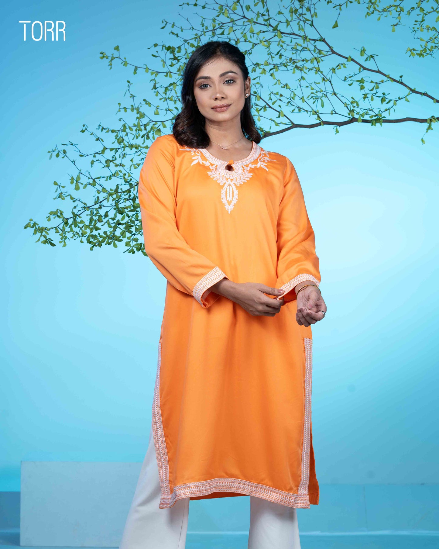 Ethnic Wear (01 Piece Kurti) | Tangerine