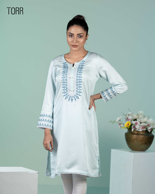 Ethnic Wear (01 Piece Kurti) | Sky Blue