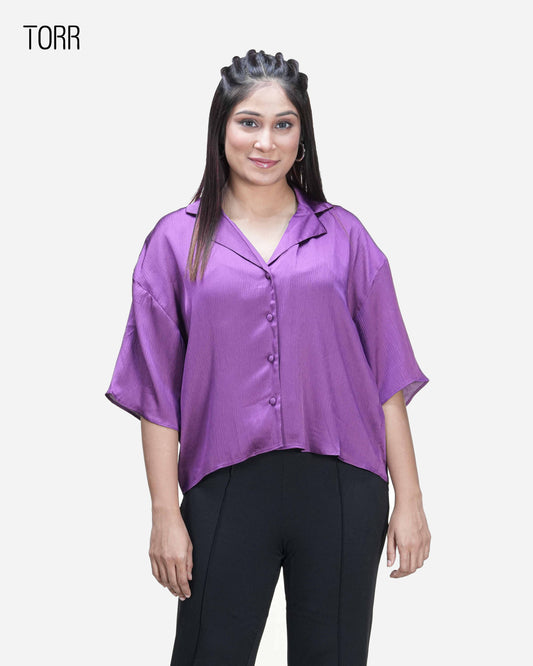 Women's Crop Top | Purple