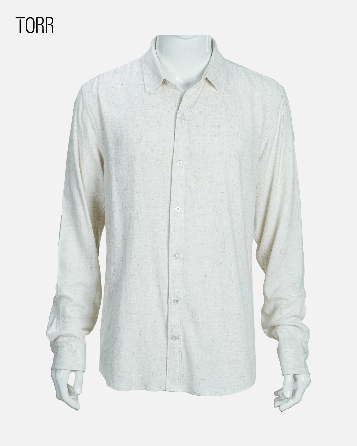 Men's Long Sleeve Shirt | Beige
