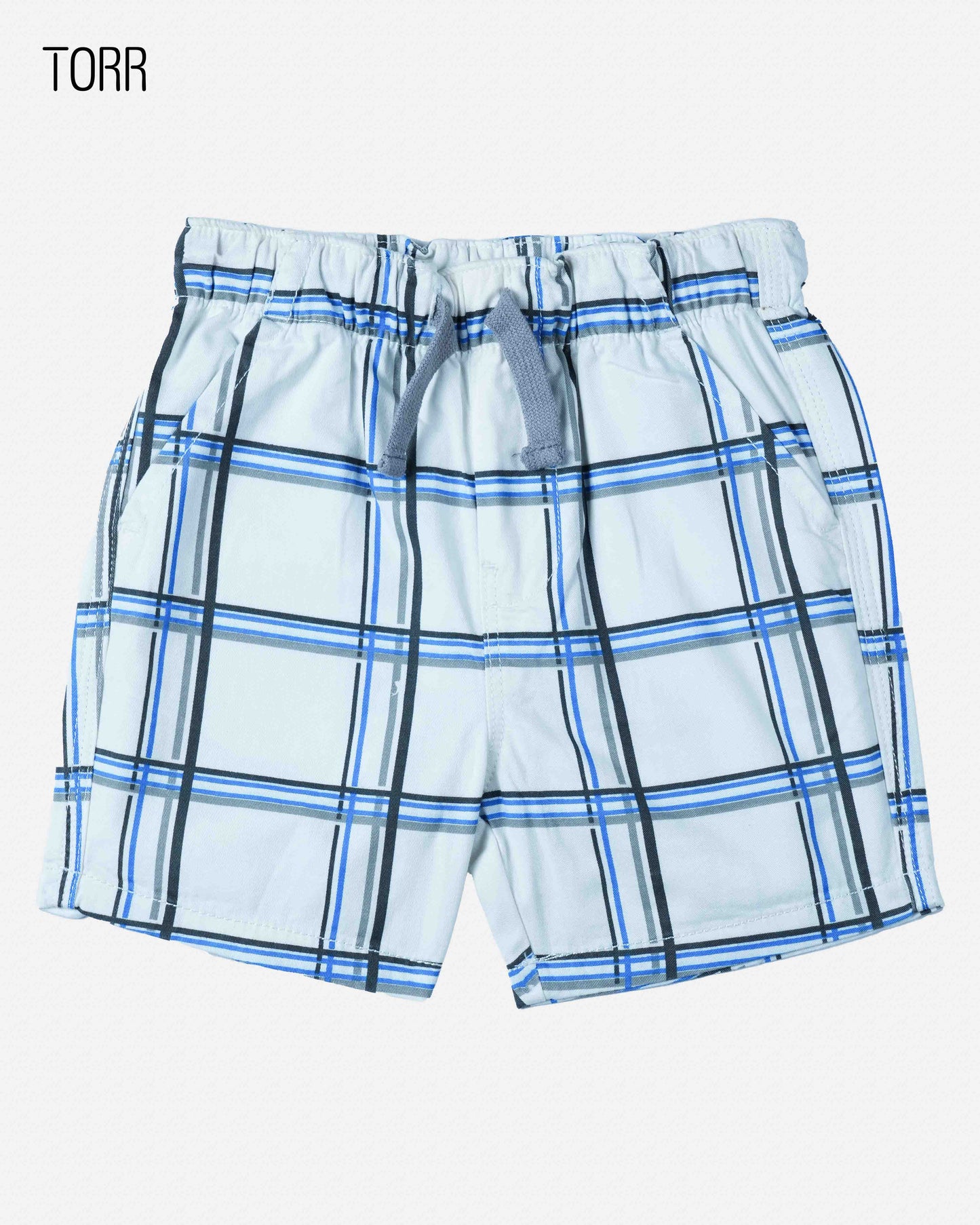 Boys Shorts | White Check