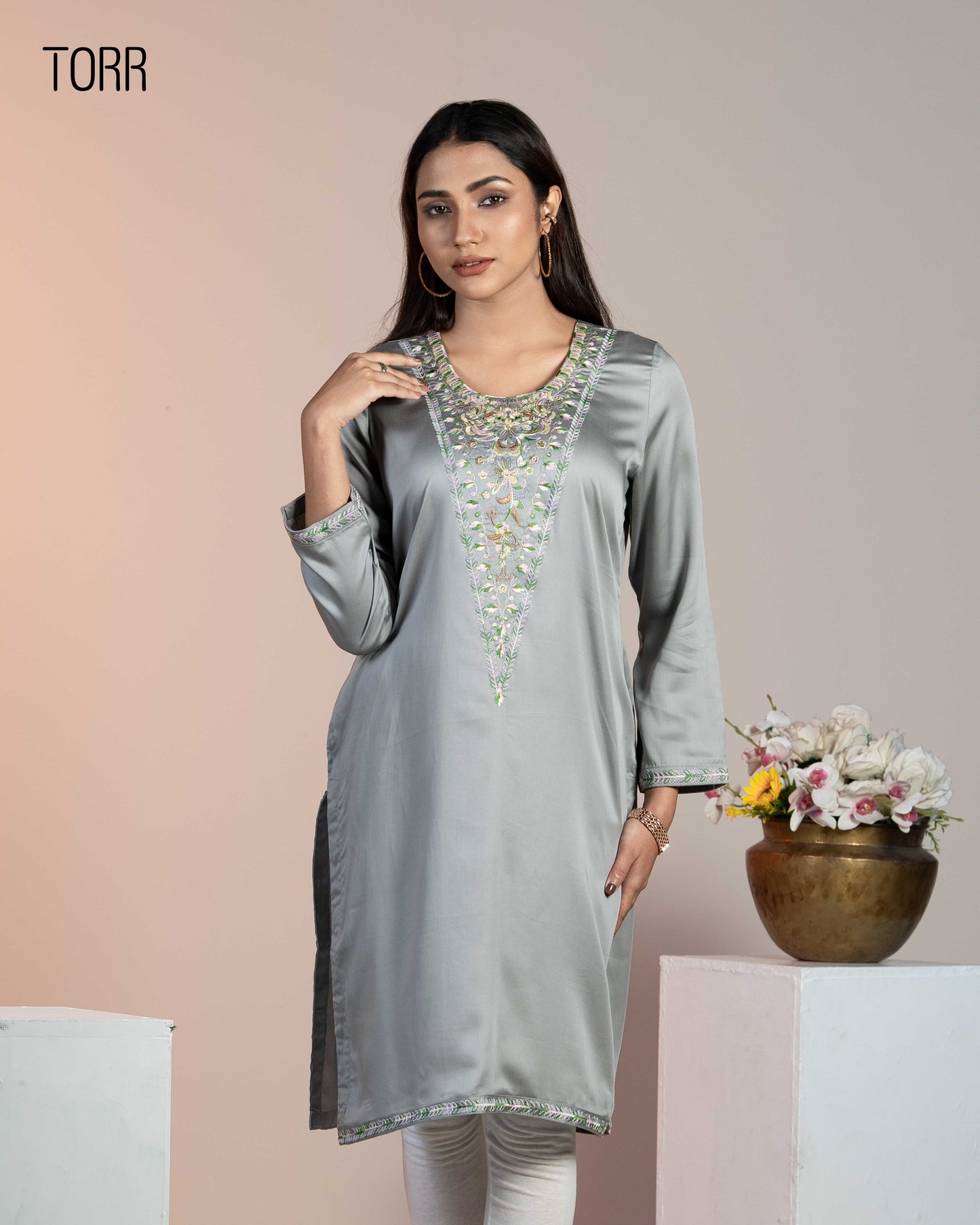 Ethnic Wear (01 Piece Kurti) | Silver