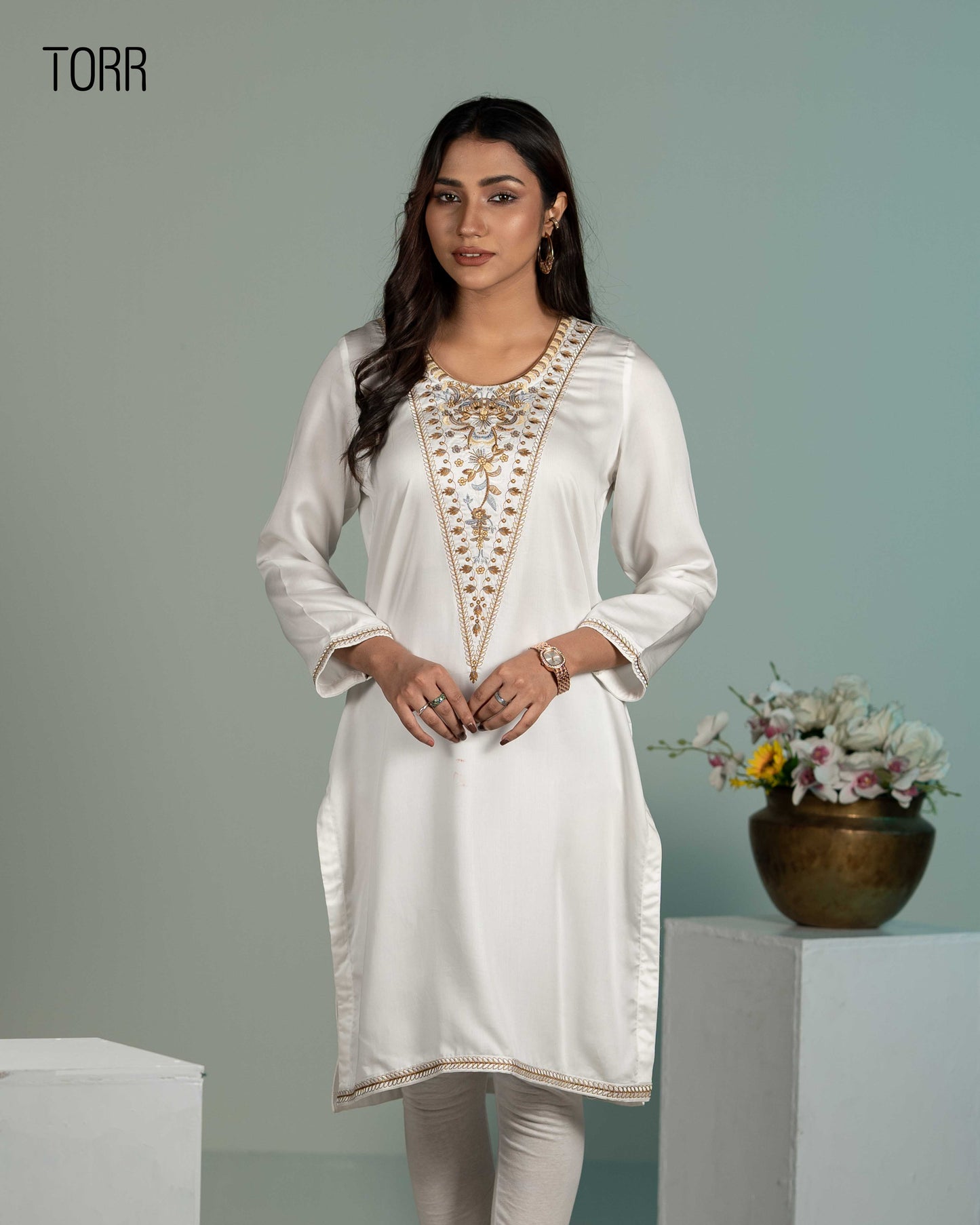 Ethnic Wear (01 Piece Kurti) | Off White