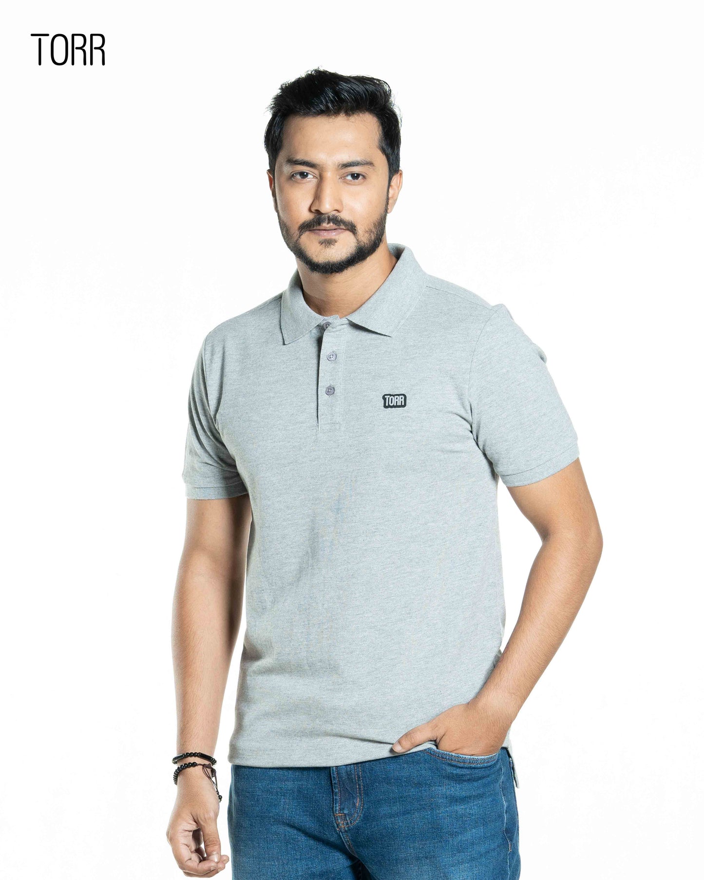 Classic Polo | Lt Grey Me
