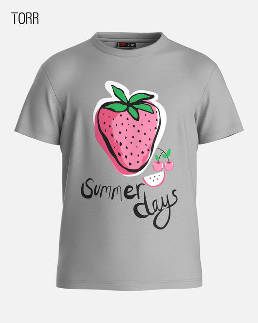 Girl's T-shirt  | Light Grey