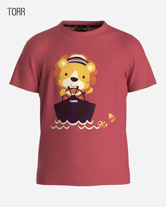 Girl's T-shirt  | Racing Red