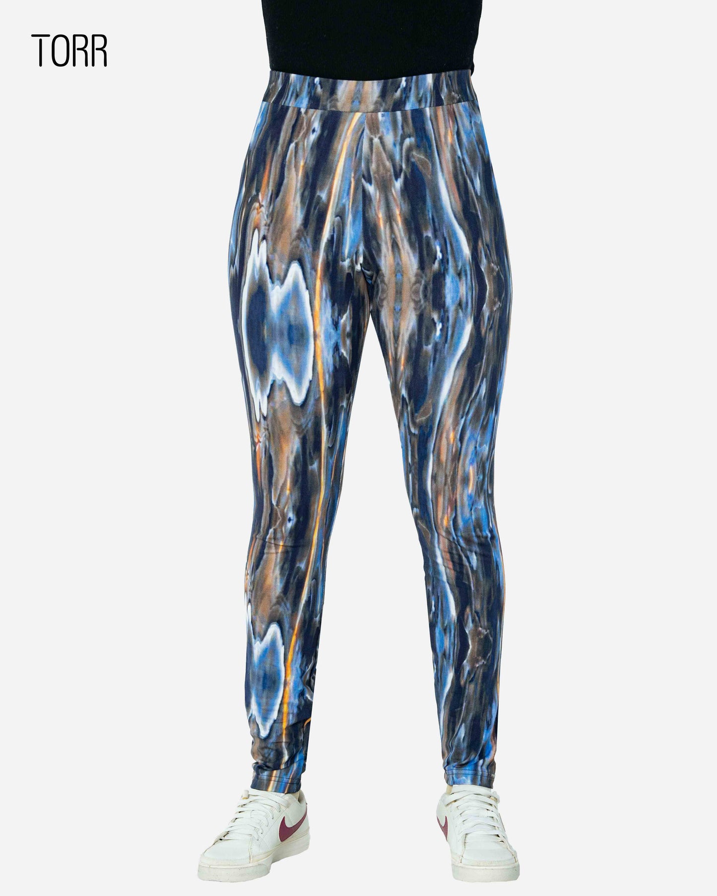 Women's Leggings | NAVY BEIGE