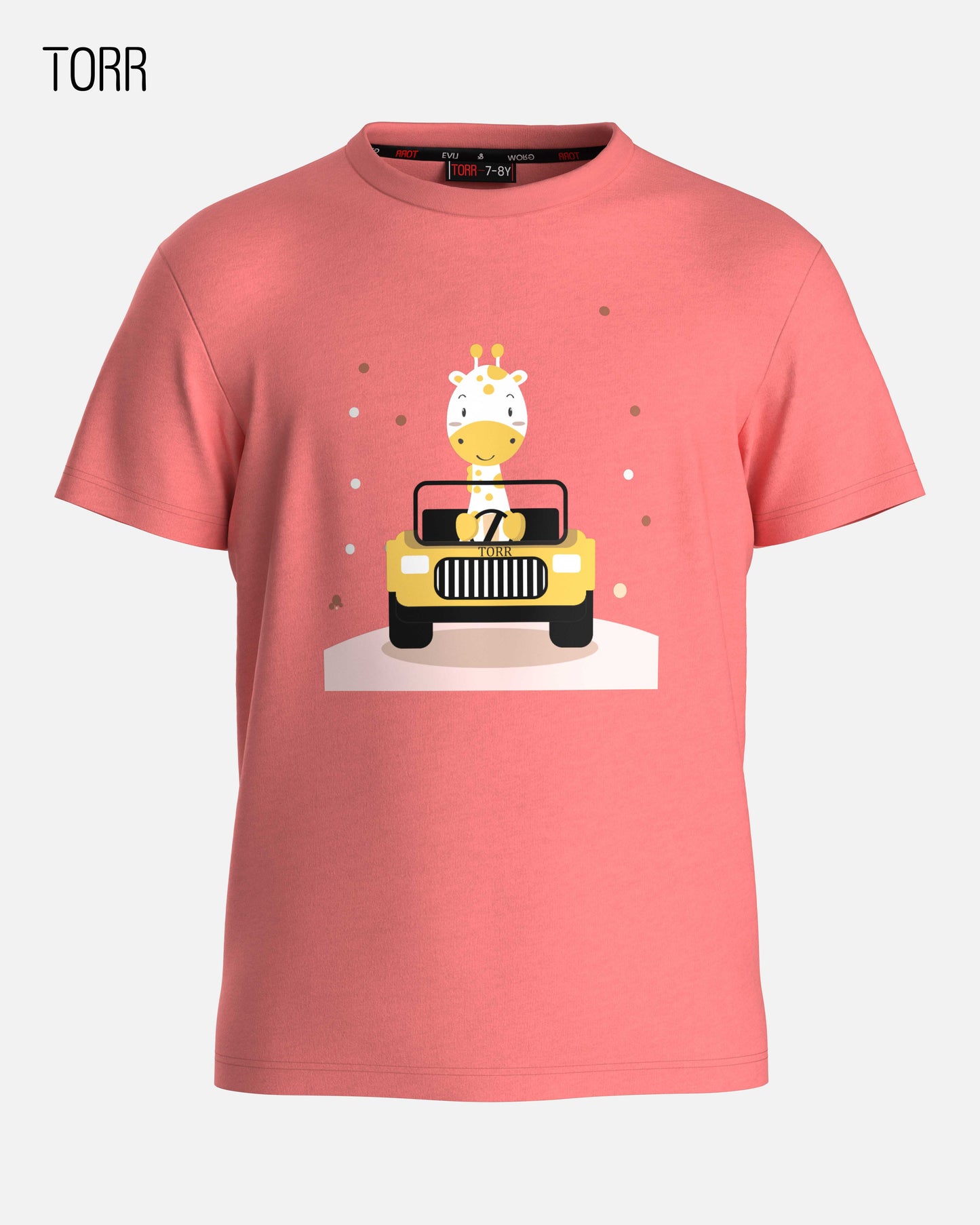 Girl's T-shirt  | Sunset Coral