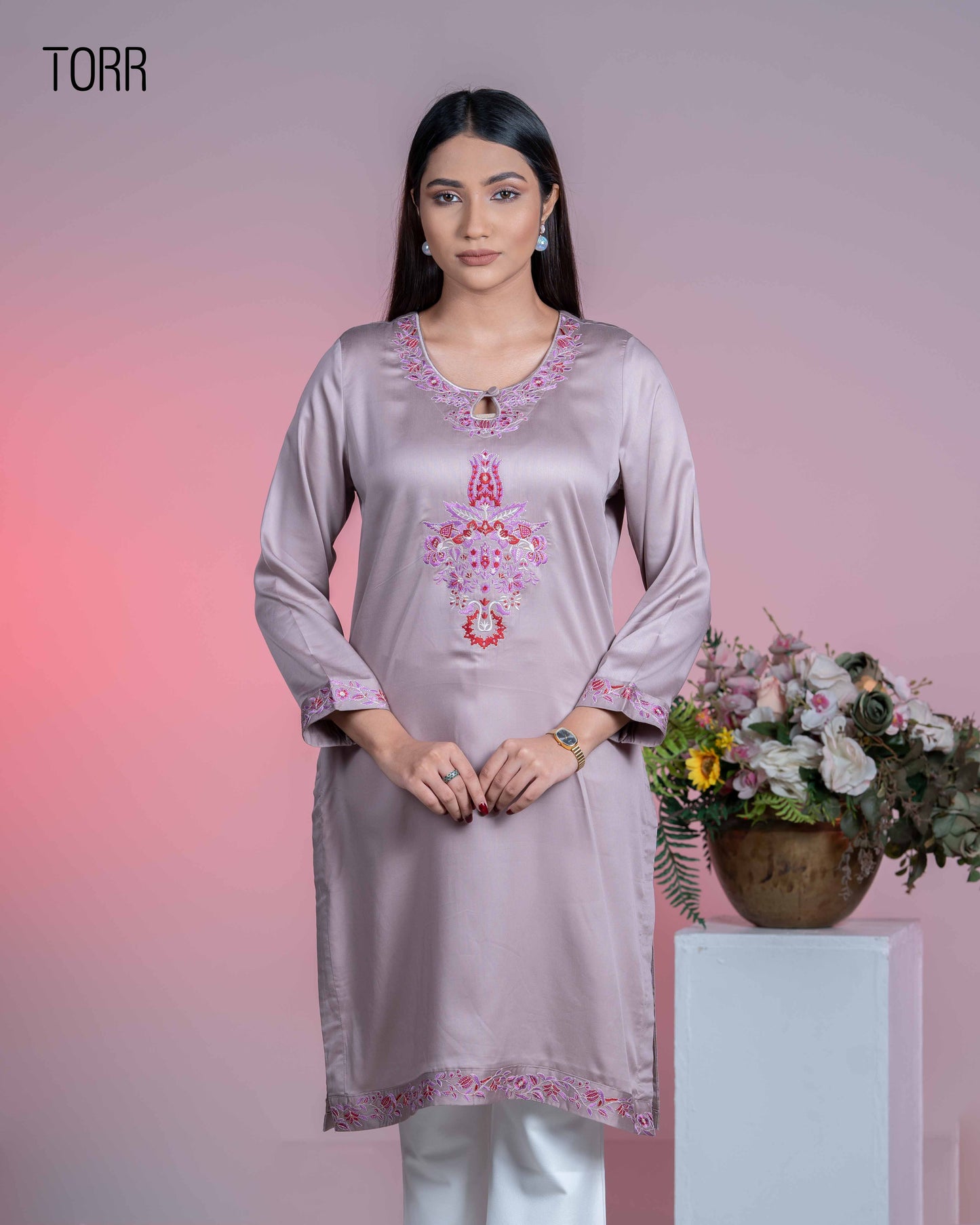 Ethnic Wear (01 Piece Kurti) | Mauve