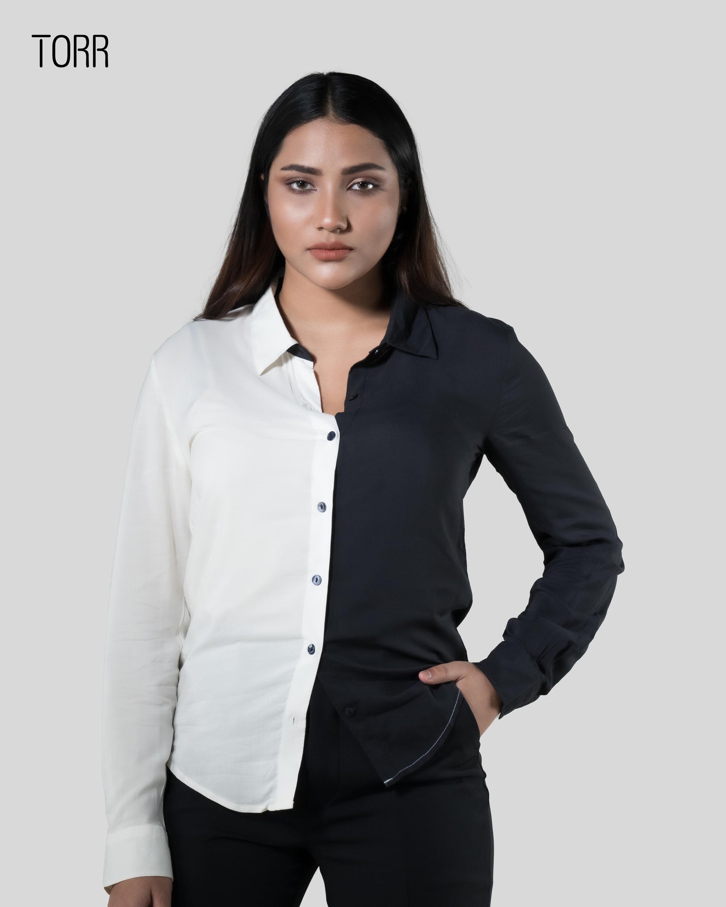 Women's Shirt | BLACK/WHITE