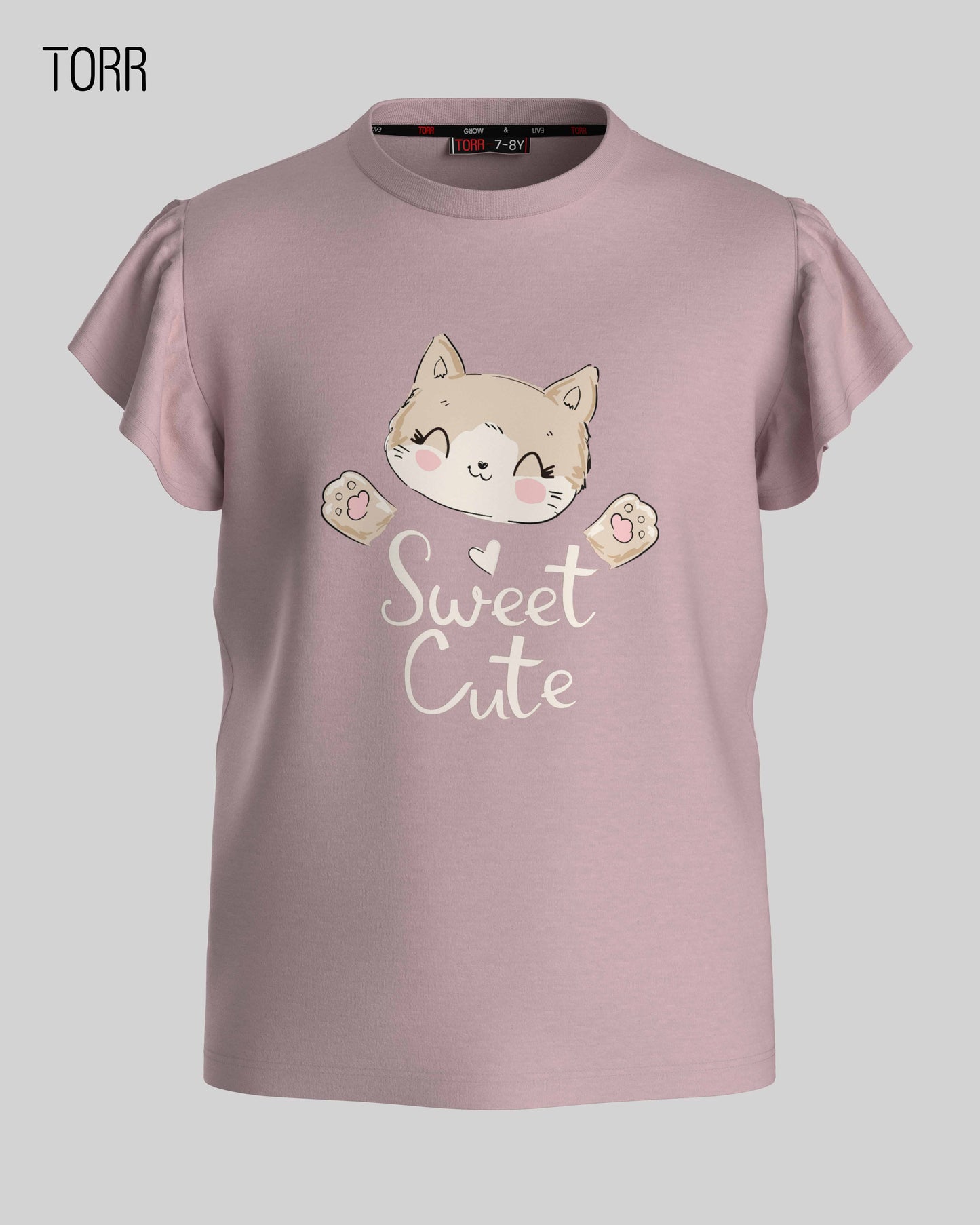 Girl's T-shirt | Purple Solid