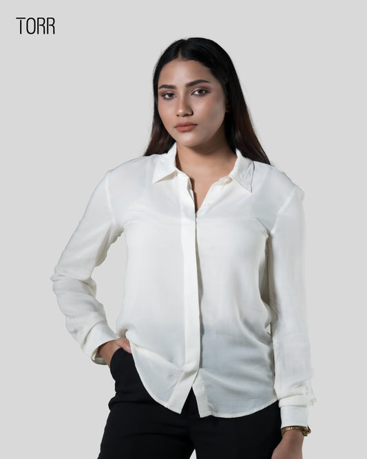 Women's Shirt | WHITE BEIGE