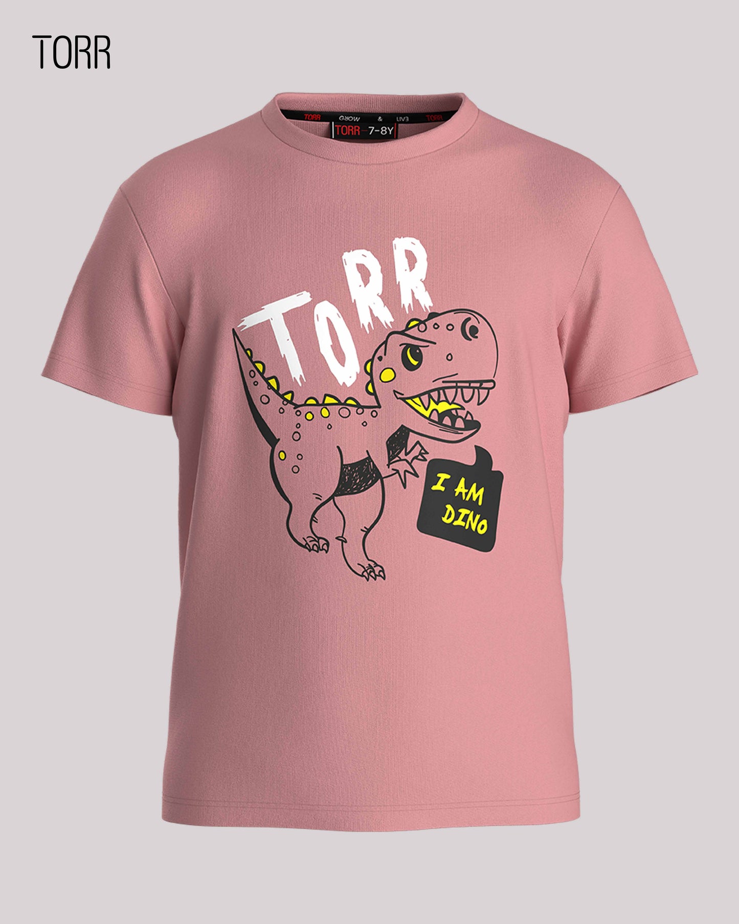 Boys T-shirt |PINK SOLID