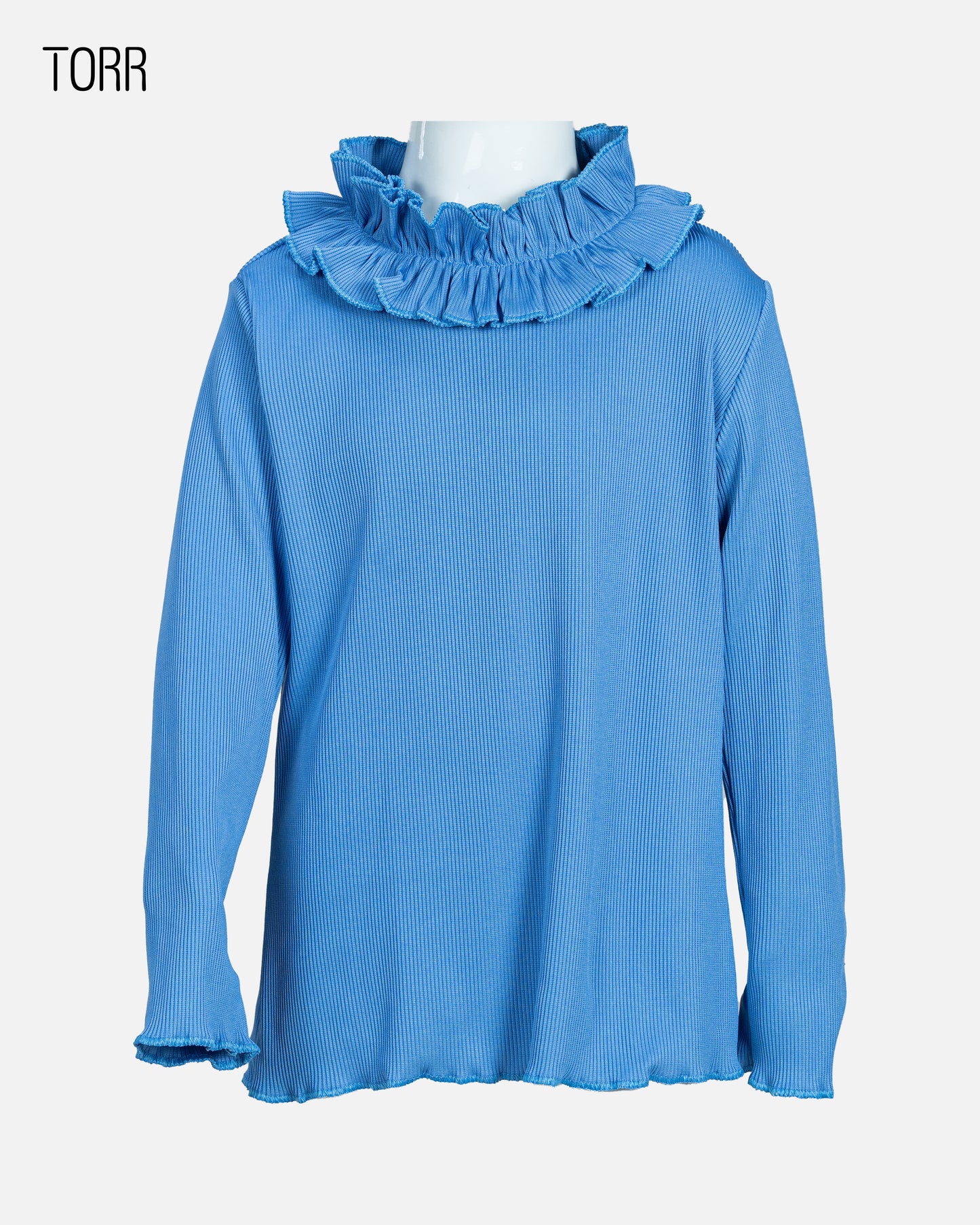 Girl's Turtle Neck | Cornflower Blue