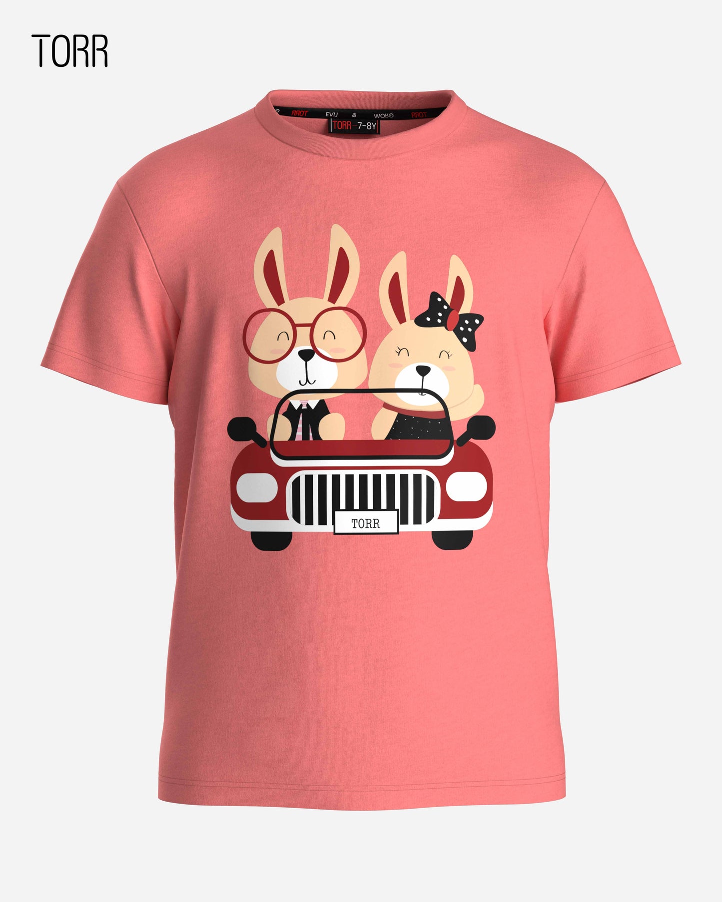 Girl's T-shirt  | Sunset Coral