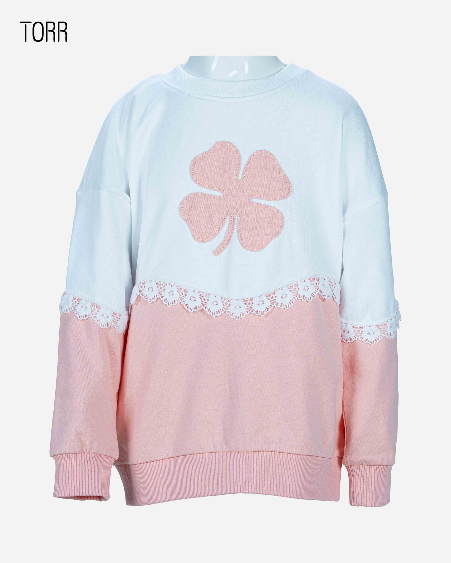 Girl's Sweatshirt | Bt.White Org.Light