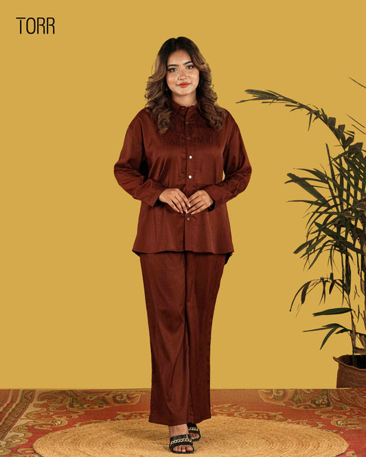 Women's Co-Ord Set | Dark Brown