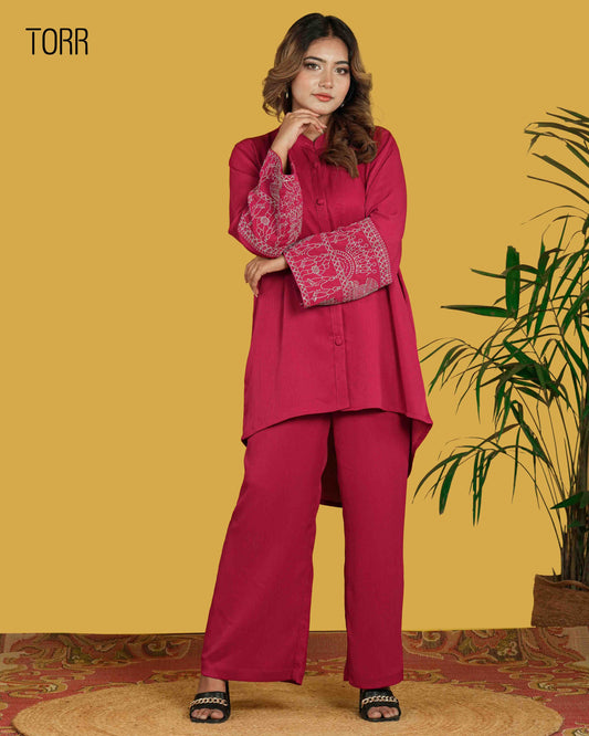 Women's Co-Ord Set | Neon Pink