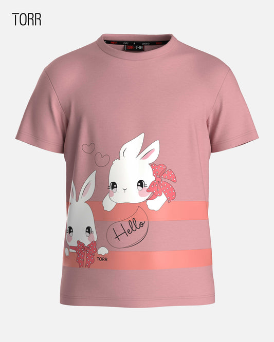 Girl's T-shirt  | Cosmetic Pink