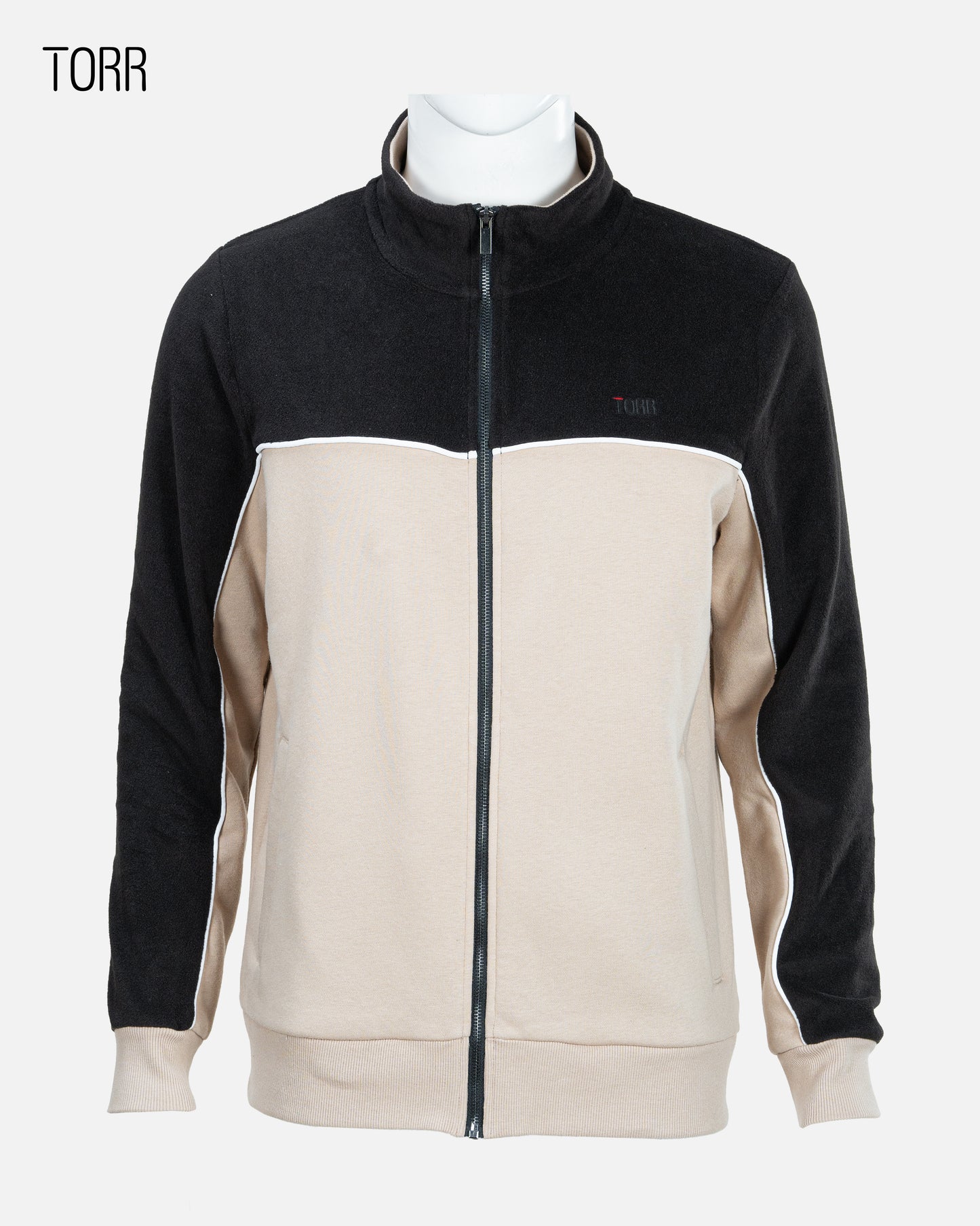 Mens Jacket | Country Walnut & Black