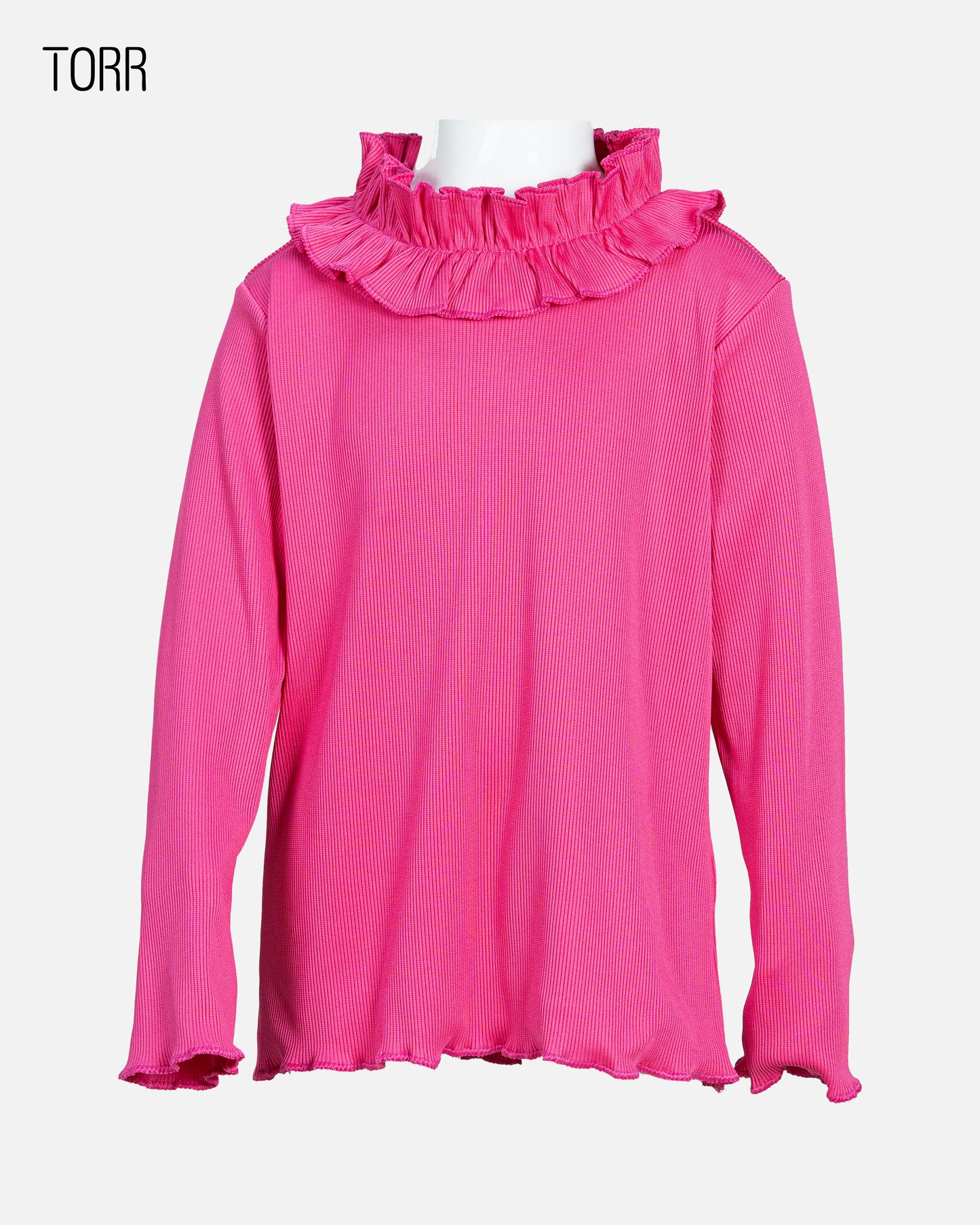 Girl's Turtle Neck | Hot Pink