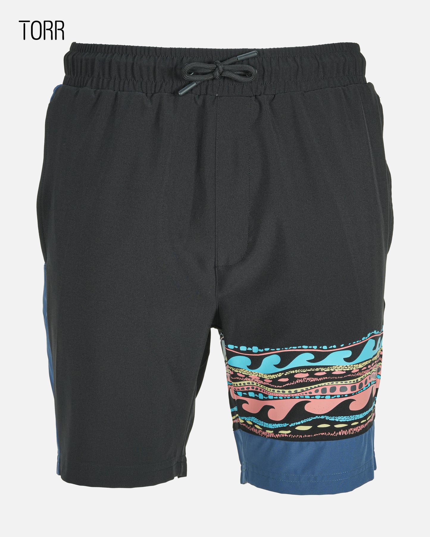 Mens Swim Shorts | Black Capri
